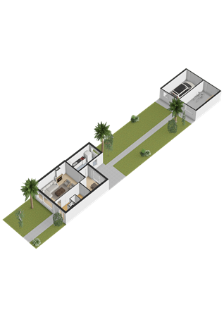 Floorplan - Noordwijkerweg 17D, 2223 AD Katwijk